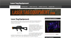 Desktop Screenshot of laser-tag-equipment.com