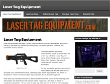 Tablet Screenshot of laser-tag-equipment.com